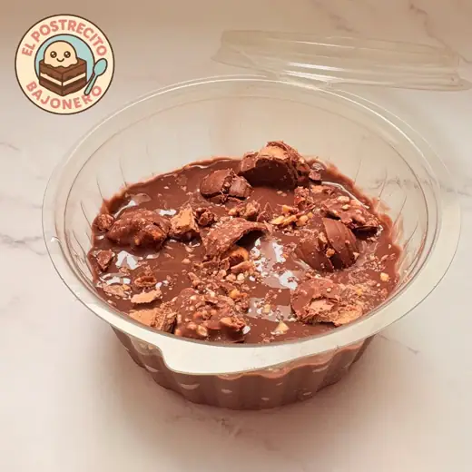 Postre de chocolate con Ferrero Rocher